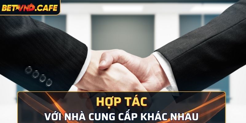 Hợp tác với đa dạng nhà cung cấp khác nhau